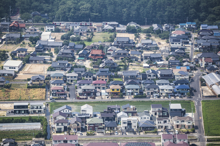 Residential and landscapeの写真素材