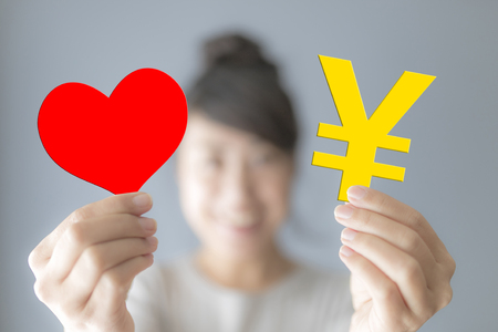 Love and moneyの写真素材