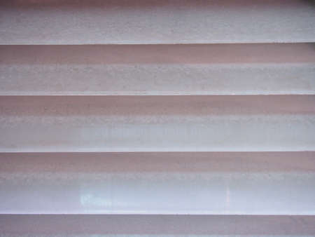 Dirty old louver of window on the bathroomの写真素材