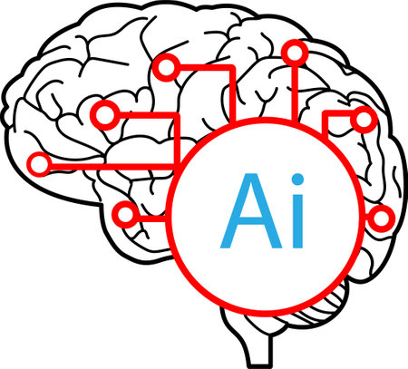 human brain medical vector illustration icon isolated on white background.symbol of creativity, ideaのイラスト素材