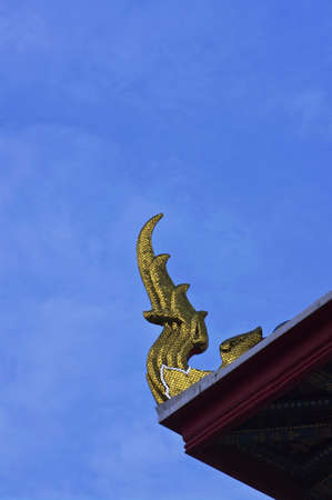 thai style architecture detailの写真素材