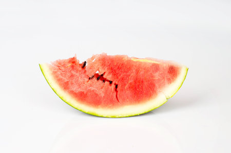 Watermelon slice isolated on white background