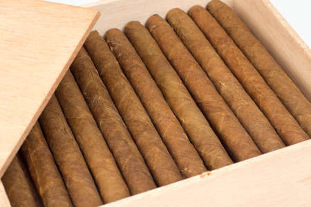 Box of Cuban Cigarsの写真素材