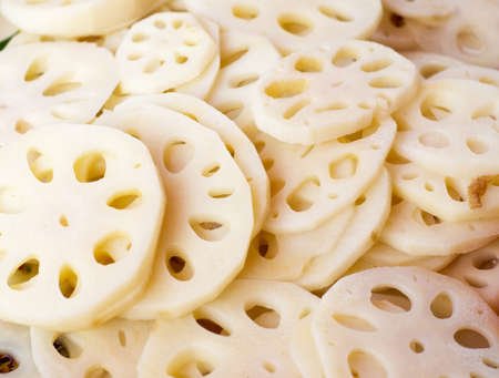 By Sliced   lotus roots salad, Chinese foodの写真素材