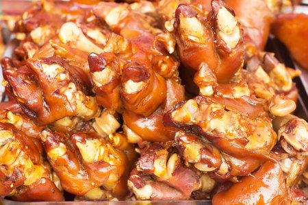 Beautiful colors Roast pigの写真素材