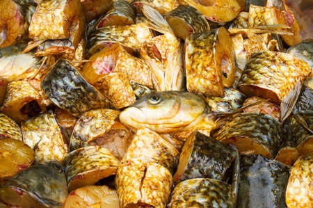 Souse grass carp, Chinese food の写真素材