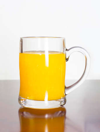 A glass of orange juice.の写真素材