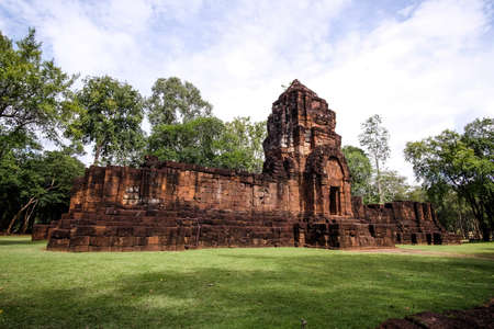 Mueang Sing Historical Park, Kanchanaburi Thailandの写真素材