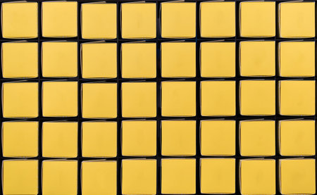 Yellow square boxes in grid pattern with copy space