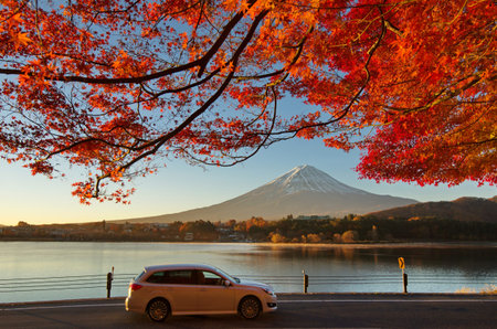 autumn leaves in kawaguchiko 1
