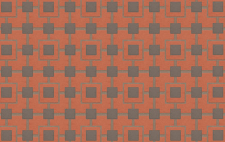 tile pattern background brick wall with cement lines and grid of gray squares