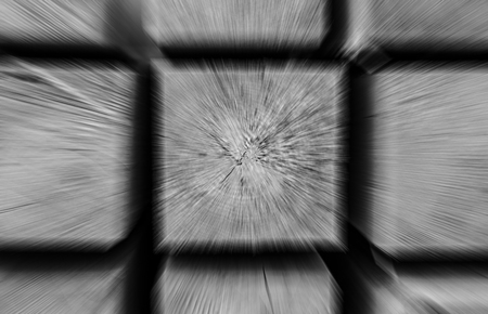 wooden black monochrome speed burst of rays lines blurred effect background base close-upの写真素材