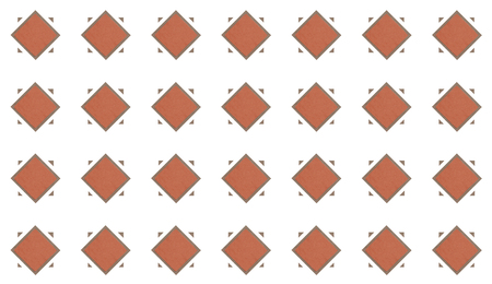 panno rhombus square bricks on cement gray edge and triangle at the corners of badges set pattern geometricの写真素材