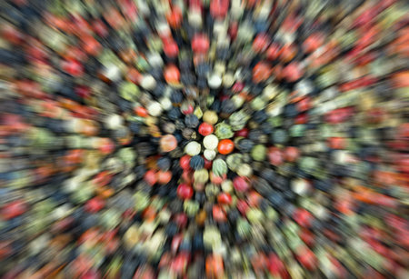 speed focus in the center effect acceleration line rays blur effect blur mix black green red pepper...