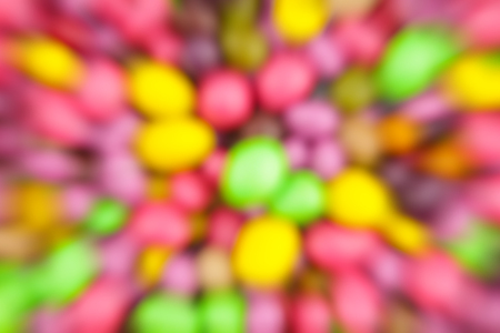 soft focus colorful abstract background blurred dragee candy yellow pink speed movement festive foundation designの写真素材