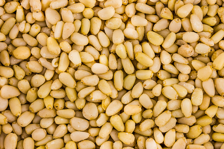 background natural cedar grains whole peeled healthy bite source of protein light beige baseの写真素材