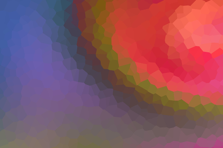 lilac purple background abstract geometric pattern gradient colors green brown peach red multifacetedの写真素材
