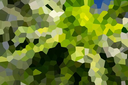 abstract polygonal background volumetric geometric pattern base ice green light darkの写真素材
