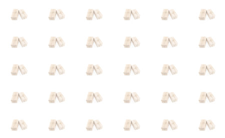 pattern gifts in craft paper translucent holiday symbol on a white background