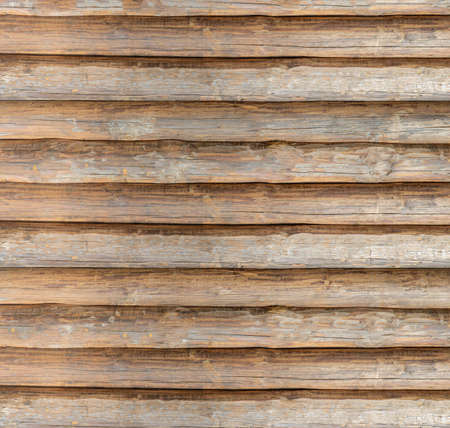 background of pine logs light brown horizontal linesの写真素材