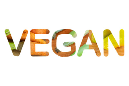 abstract background description vegan texture of vegetables corn and carrotsの写真素材