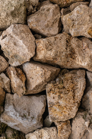 pattern texture stone vertical set of cobblestones uneven