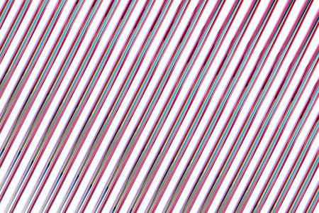 bright background consisting of slanted stripes of red and whiteの写真素材