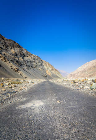 Road to Leh ladakh, India .の写真素材