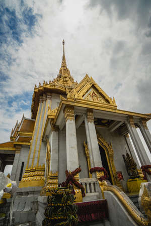 Bangkok Thailand - July 31, 2018;  The Biggest Buddha made of gold, Wat trai mit wittayaram, bangkok, Thailand.のeditorial素材