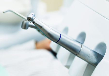 Dental drill bits. Image with shallow DOF.
