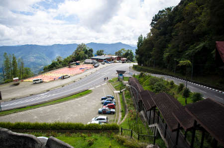 street on mountainのeditorial素材