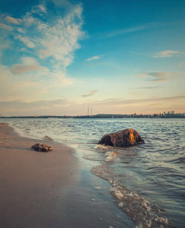 Dnepr river  Ukraine  Kiev の写真素材