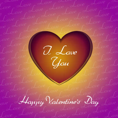 appy Valentine s Day Heart Vector Illustrationのイラスト素材