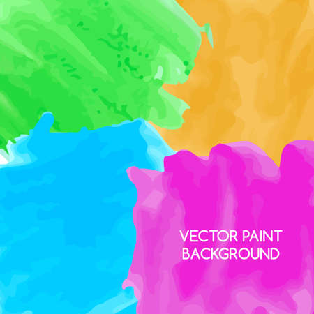 Abstract artistic background by watercolor paint splashes of bright colorsのイラスト素材
