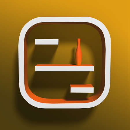 modern creative shelves template for your designの写真素材