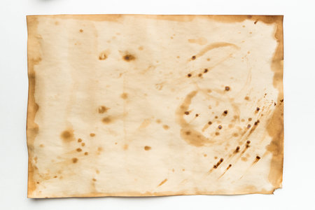 Aged vintage paper background template for graphicの写真素材