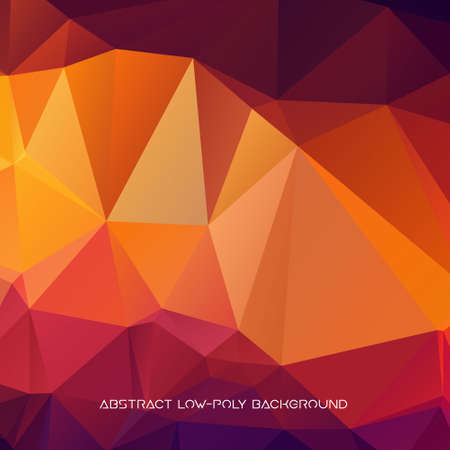 Vector abstract polygonal background.のイラスト素材