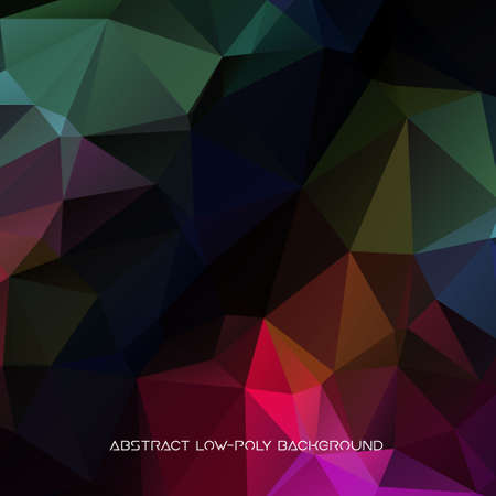 Vector abstract polygonal blue background.のイラスト素材