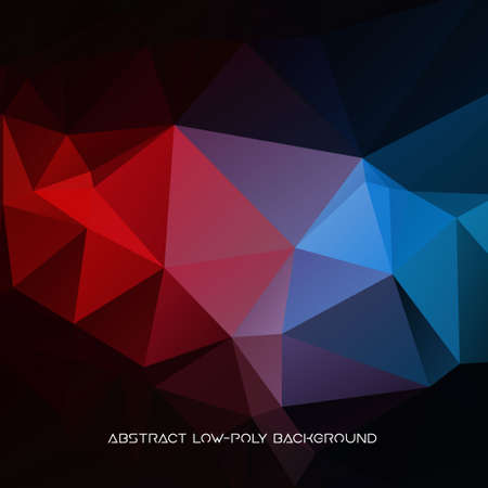 Vector abstract polygonal background.のイラスト素材