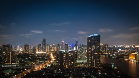 Bangkok city viewの写真素材