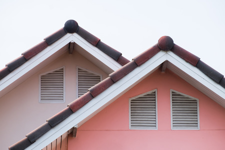 House roof and ventsの写真素材