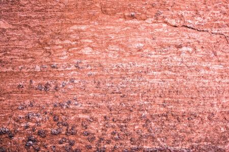 The texture of the red rock wallの写真素材