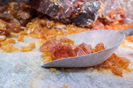 Resin raw material from wood resinの写真素材