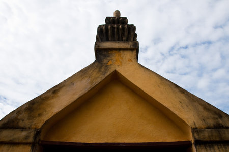 Gable,Triangular end of a roof