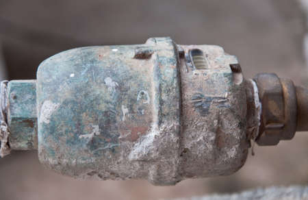 old water meterの写真素材