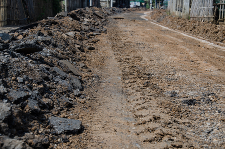 Road buildingの写真素材