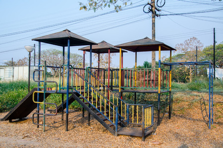 Old playgroundの写真素材