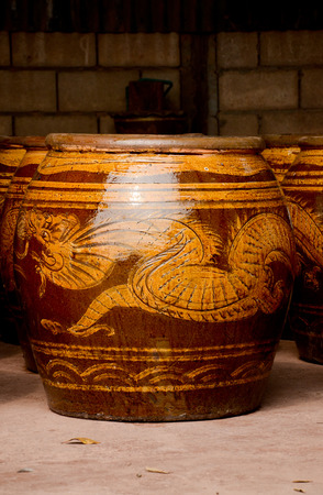 innovation store the water big dragon vases thai lifestyleの写真素材