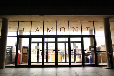 Lamont library in Harvard University, Boston