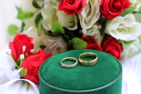 Wedding ringsの写真素材